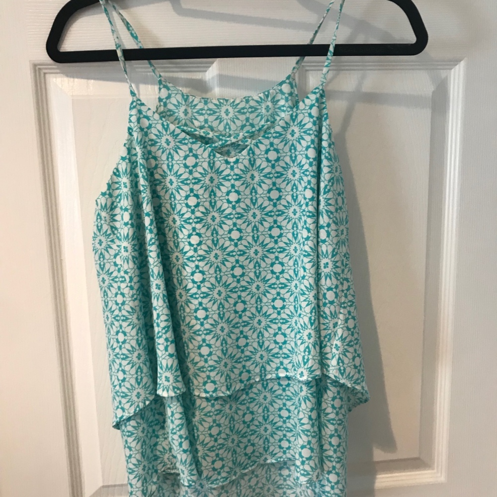 Spaghetti strap, flowing tank top - Picture 2 of 2